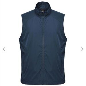 stormtech mens performance vest jacket windbreaker XL/TG full zip navy outdoor